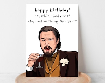 Leonardo DiCaprio Birthday Meme Card (Digital Download)