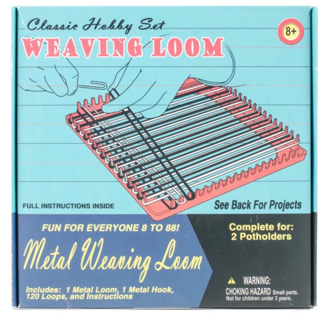 NEW Metal Pot Holder Loom With Loops and Weaving Tool Learn Etsy