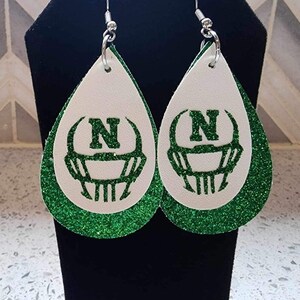 Novi HS Football Logo Earrings