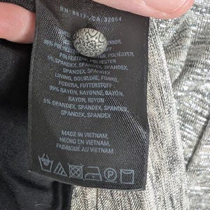 ANTHROPOLOGIE Meadow Rue Womens Alchemist Jumpsuit Metallic Silver Stretch M image 9