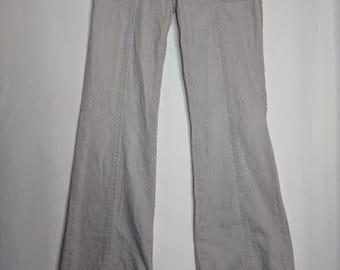 JOE'S Jeans Womens Teens Grey Wide Leg Low rise size 24 Y2K hippie BohoChic