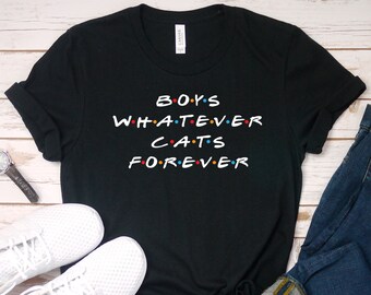 Boys Whatever Cats Forever Muscle Tank Etsy