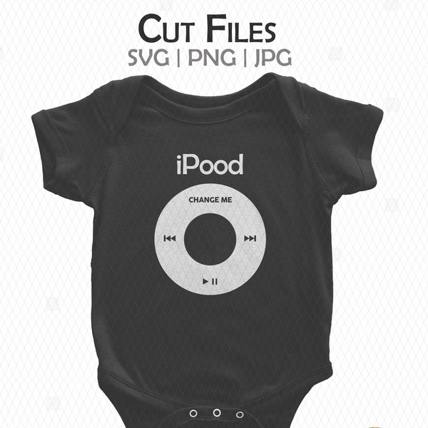 Ipood BABY | Baby SVG | Baby Shirt | Cuttable File | dxf, eps, jpg, png, svg | Cricut, Silhouette, Instant