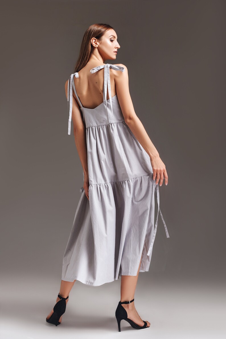 Cotton dress Modest Dress Long Sundress Pretty Woman Dress Etsy