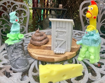 Hobo Clown Candle Series Complete Collection: 5 Candle Box set