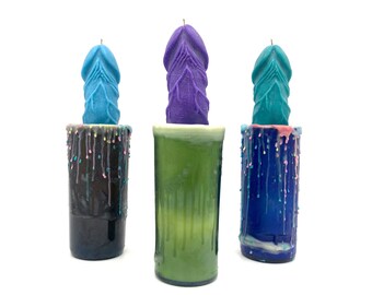 Penis Shaped Wine Bottle Candle Hostess Gift for a Hilarious Erotic Dinner Party
