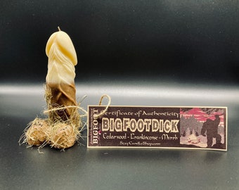 Bigfoot Dick | Collectors Edition | Sasquatch Penis Candle | Unique Novelty Gift