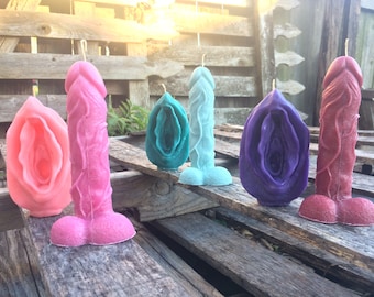 Orgazmo Candle Collection: A Penis & Vagina Sexual Healing illumination Set