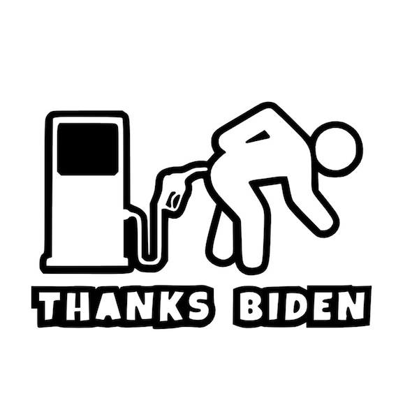 Thanks Joe Biden! - car decal - window sticker - FREE SHIPPING!