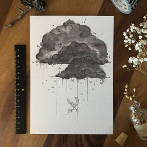 Art Print • Peace Clouds Charity Print A5