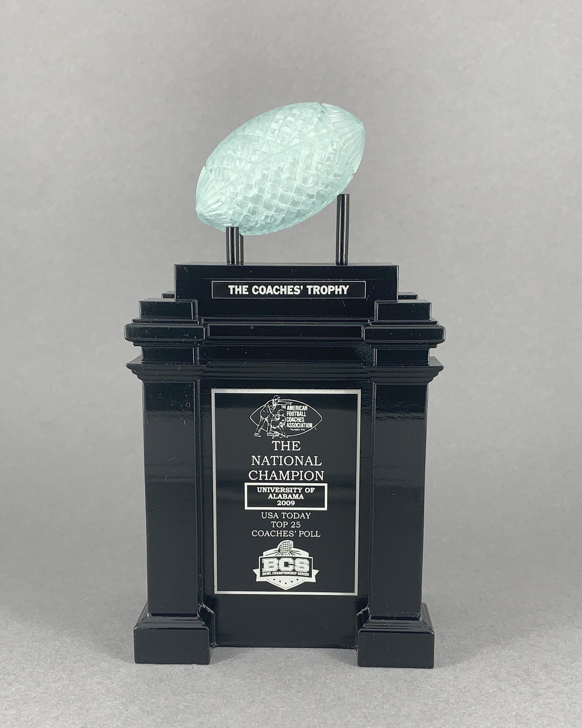 Scaled College Football BCS Trophy 3D Resin Printed Replica Etsy