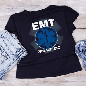 First Responders | Emt Paramedic Distressed |  Star of Life | American Hero | Firefighter | Search and Rescue | Gift for Paramedic / Tshirt