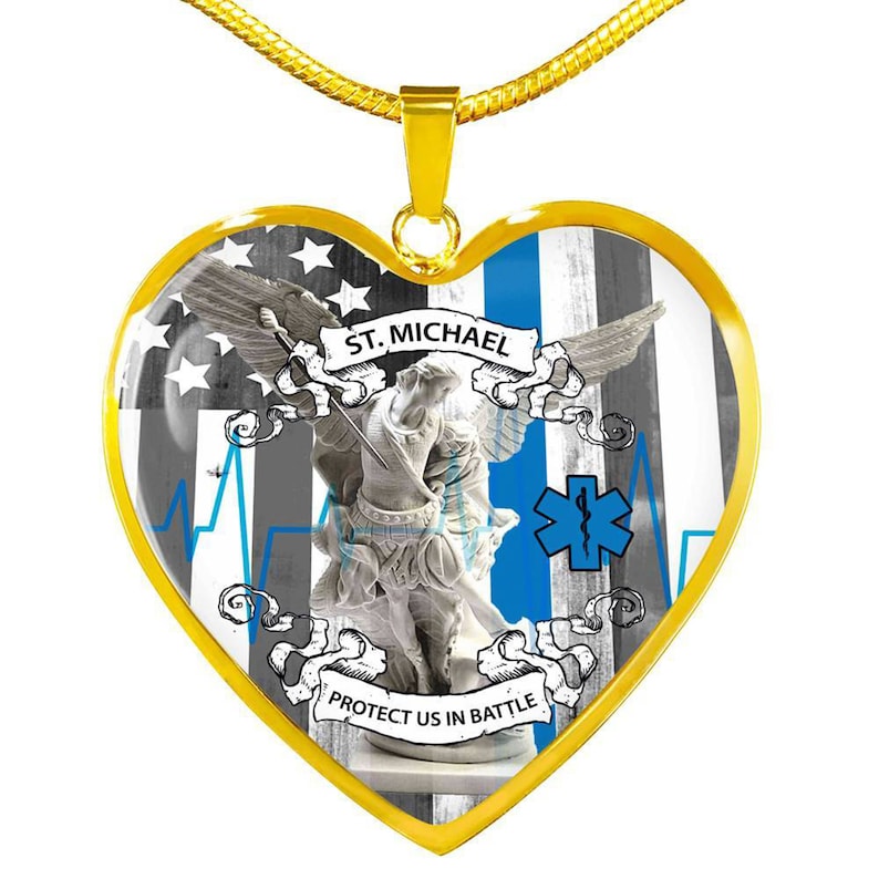 Toppa St.Michael Protect Us riflettente a infrarossi a infrarossi da 3 confezioni, stemma decorativo tattico militare con stemma del morale, applique decorativa con chiusura a strappo
