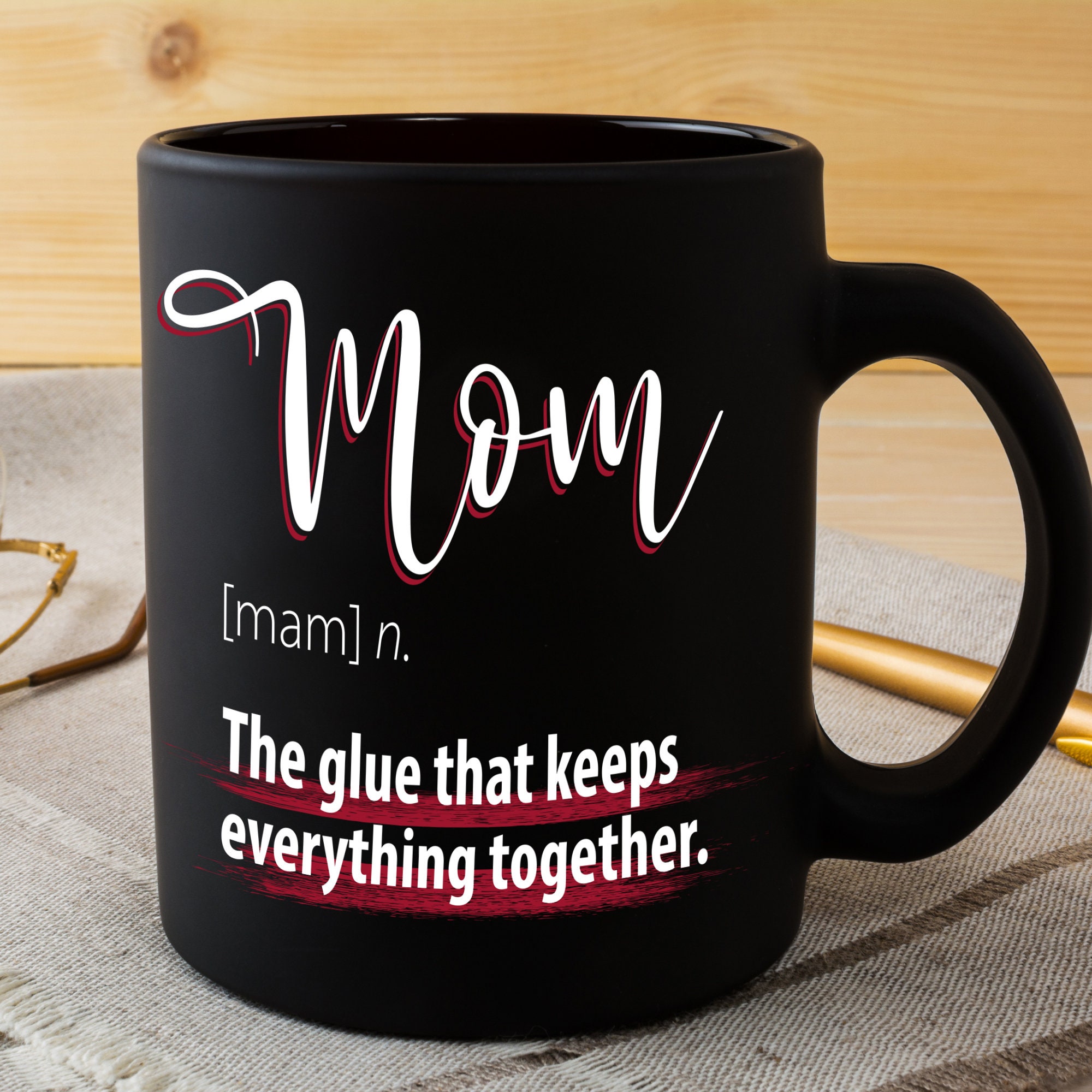Perfect Gift Ideas for Mom Mom the Glue That Keeps Etsy UK