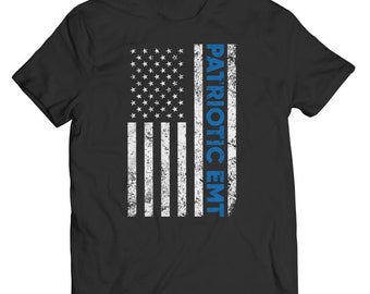 Patriotic Emt / Shirt / Tank / Hoodie / Emt Shirt / EMT Gifts / Emt Tshirts / Emt Gifts For Women / Emt Gifts For Men / Paramedic Shirt