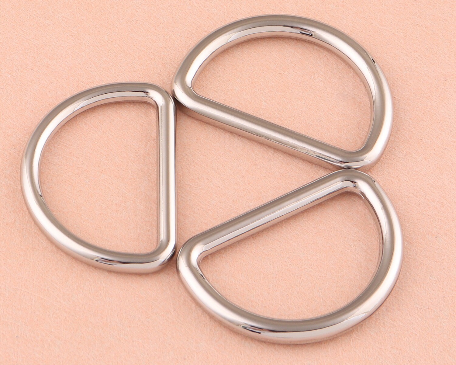 32mm D Ring Slide Buckles Loopsilver Metal D Rings Belt Strap Etsy UK