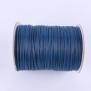 1mm Blue Leather Cord,genuine Leather Cord,leather String,round Leather