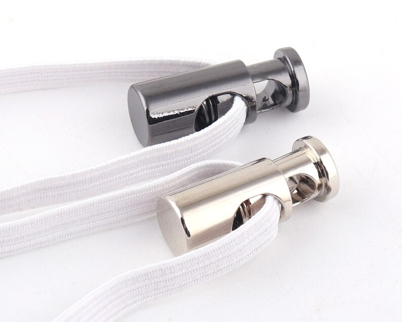 Silver Cord Lock Adjuster Elastic Adjuster Mask Cord Stop Etsy
