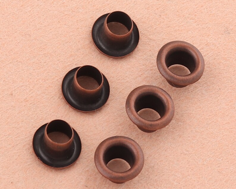 4mm Copper Eyelets Grommets With Washers Metal Grommets Rivets Etsy