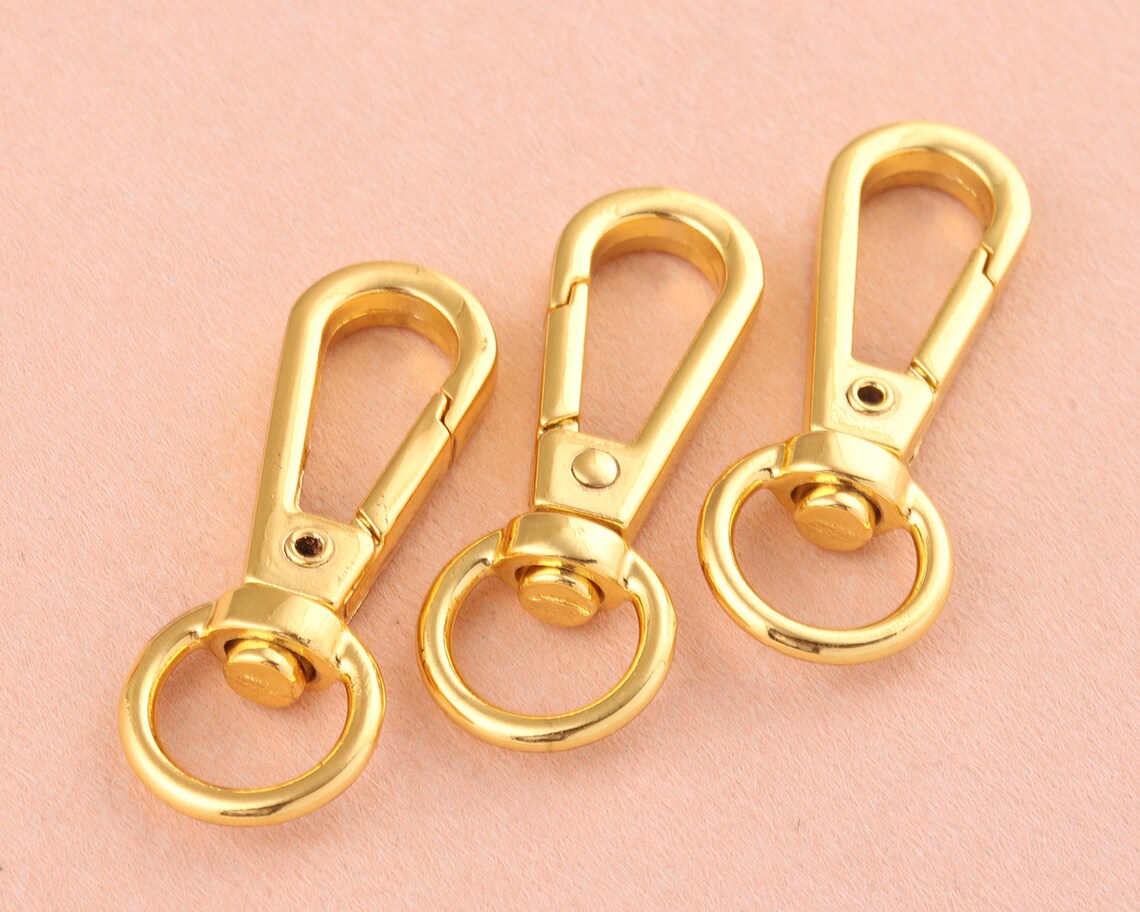 11mm Swivel Clasp Clawswivel Hookgold Dog Hookalloy Heart Etsy