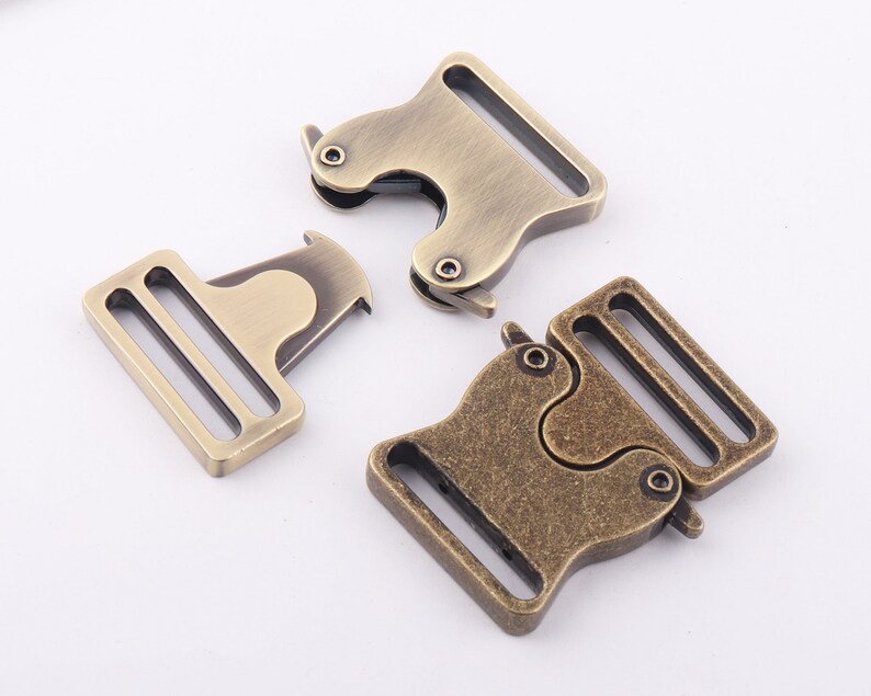 30mm Silver Metal Release Buckle Adjustable Backpack Buckles Etsy