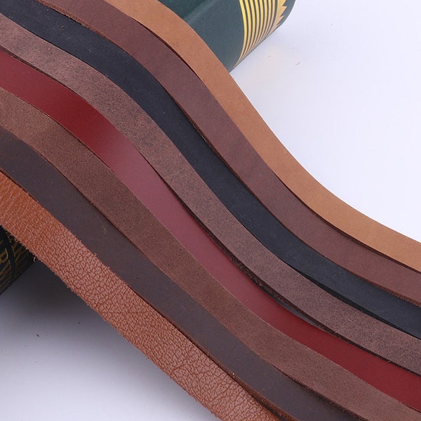 1/2" natural Leather,Leather Straps,Long Leather Strip,Leather For Belts,Italian genuine Leather,Cowhide Leather,Leather For Bag Straps