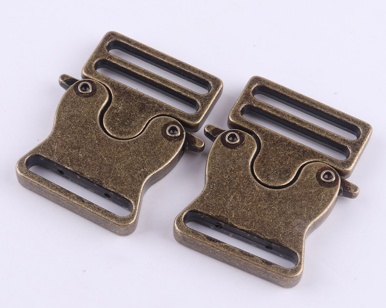 30mm bronze metal Release Buckle adjustable Backpack buckles webbing hardware,luggage supplies,belt Strap slide Buckle Bag clasp Clip Lock