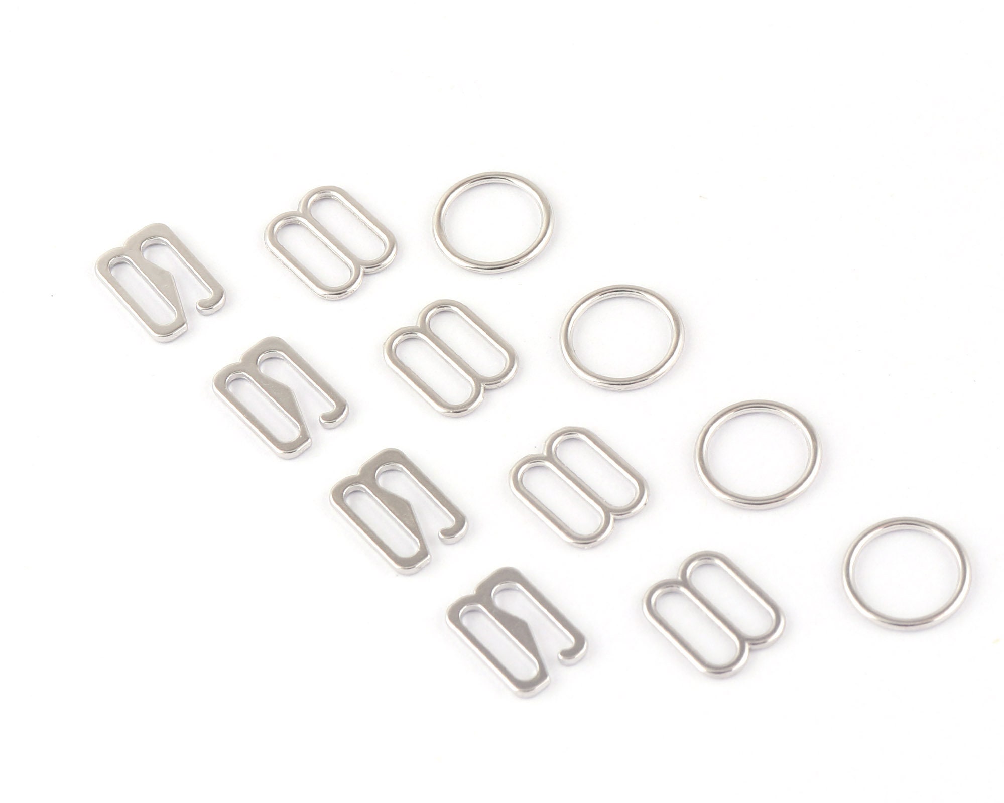 10mm Silver Metal Mini Swimsuit Bra Strap G Hooks Replacement Bra Slide O  Ring for Swimwear Lingerie Bra Adjuster Bra Buckle Accessories DIY -   Canada