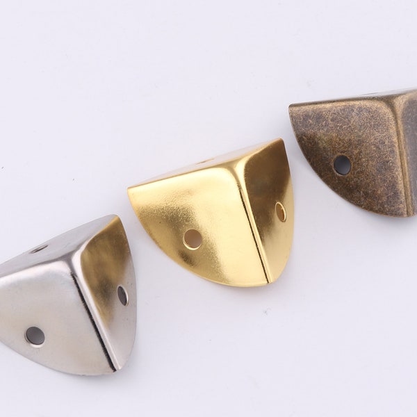 20-35mm bronze metal Corner protection corners vintage Box corner Decorative wood corner silver book corner Corner clip