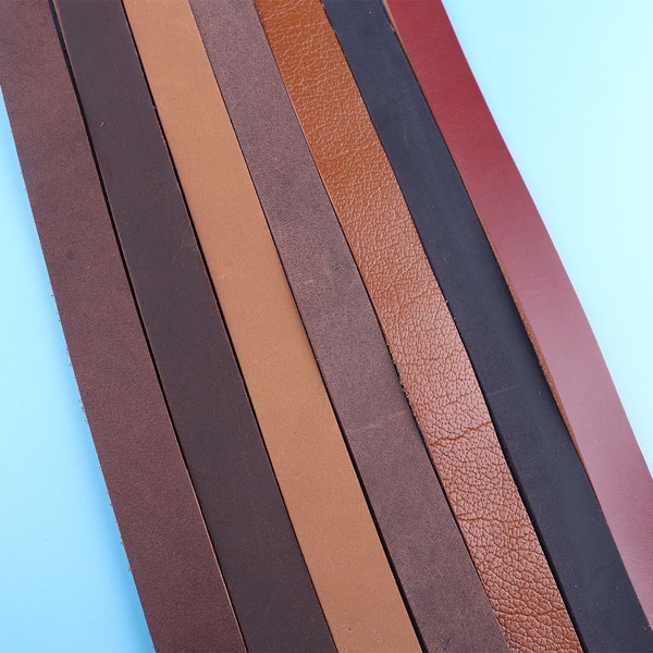 3/4 "Wide Leather,Leather For Belts,Italian Natural Leather,Leather Strap,Cowhide Leather,Leather Craft,Leather For Bag Straps,Leather Cord