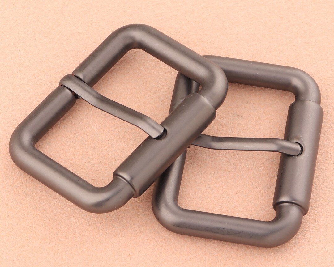 32mm Gunmetal Adjustable Belt Buckle Slide Bucklesrectangle Etsy