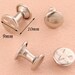 9mm Silver Double Cap Star Rivets,metal Button Round Rapid Rivet ...