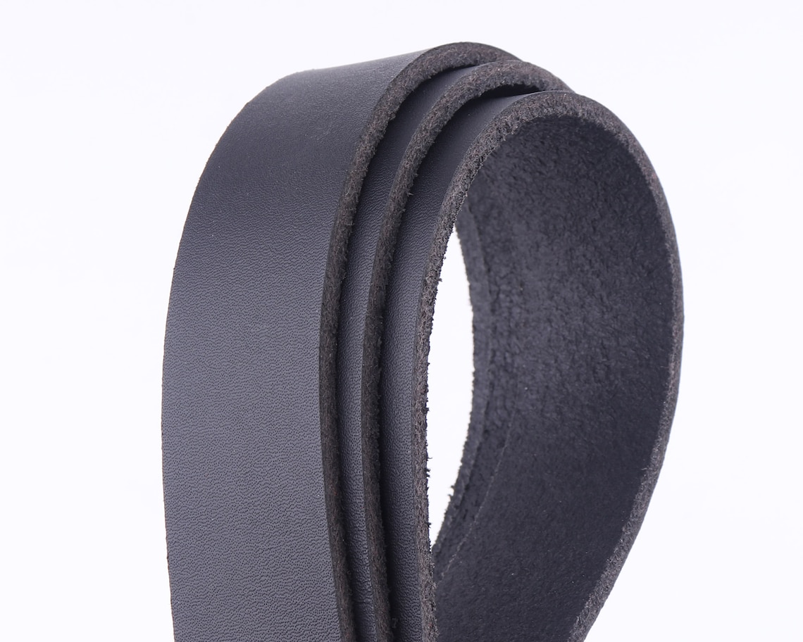 Black Leather Purse Strapsleather Beltitalian Natural Etsy