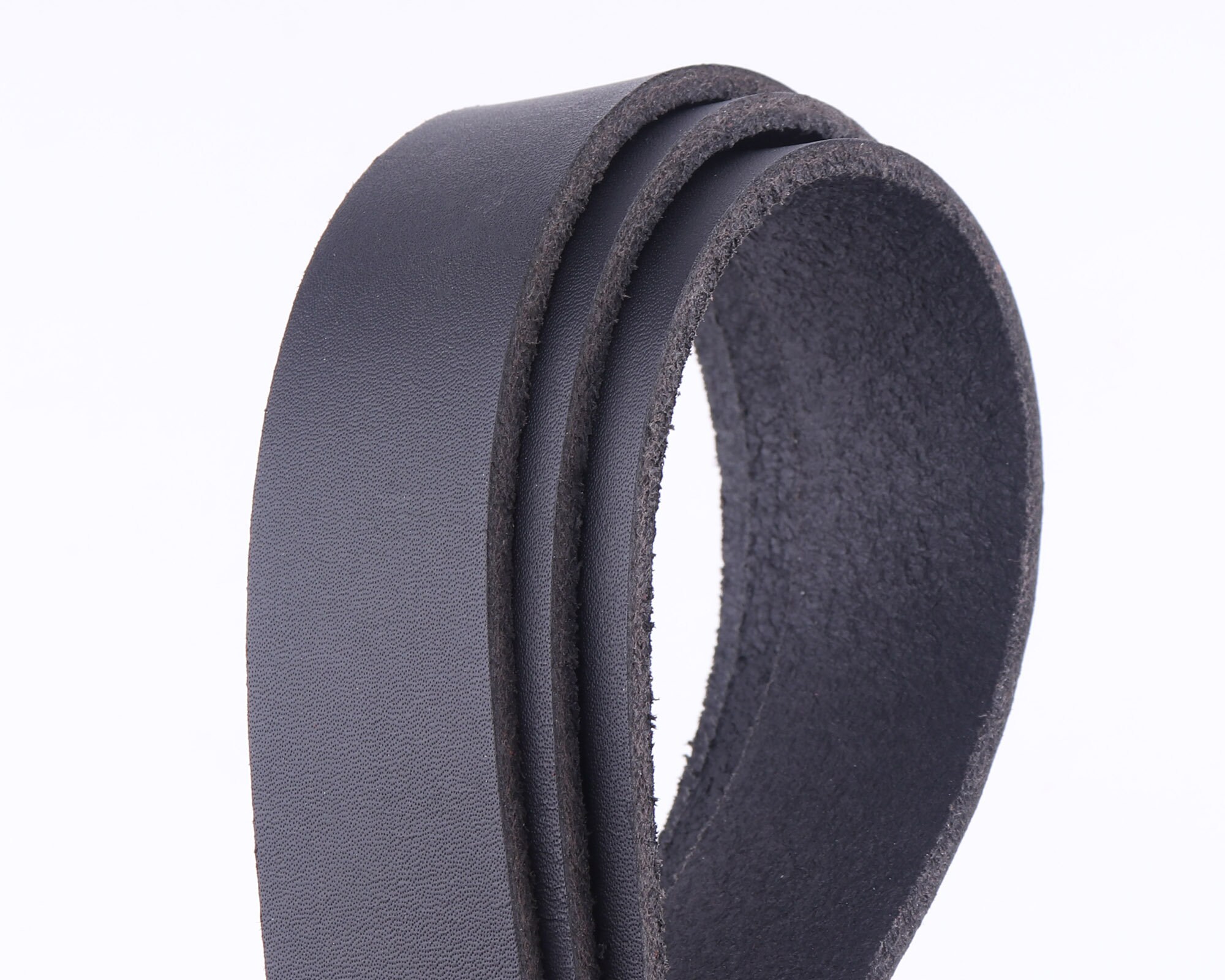 Black Leather Purse Strapsleather Beltitalian Natural Etsy