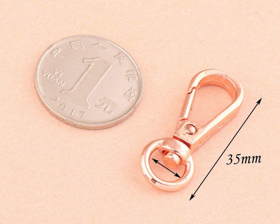 8mm Swivel Clasp Clawgold Swivel Hook Dog Hookswivel Etsy