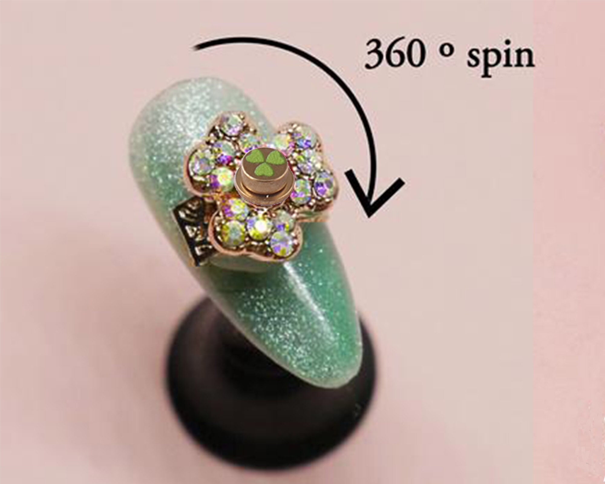 Mini Nail Jewelry Bearings Rotating Manicure Accessories Etsy