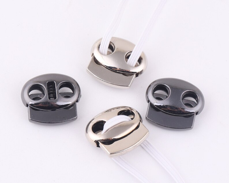 Gunmetal Cord Lock Adjuster Elastic Adjuster Mask Cord Stop Etsy