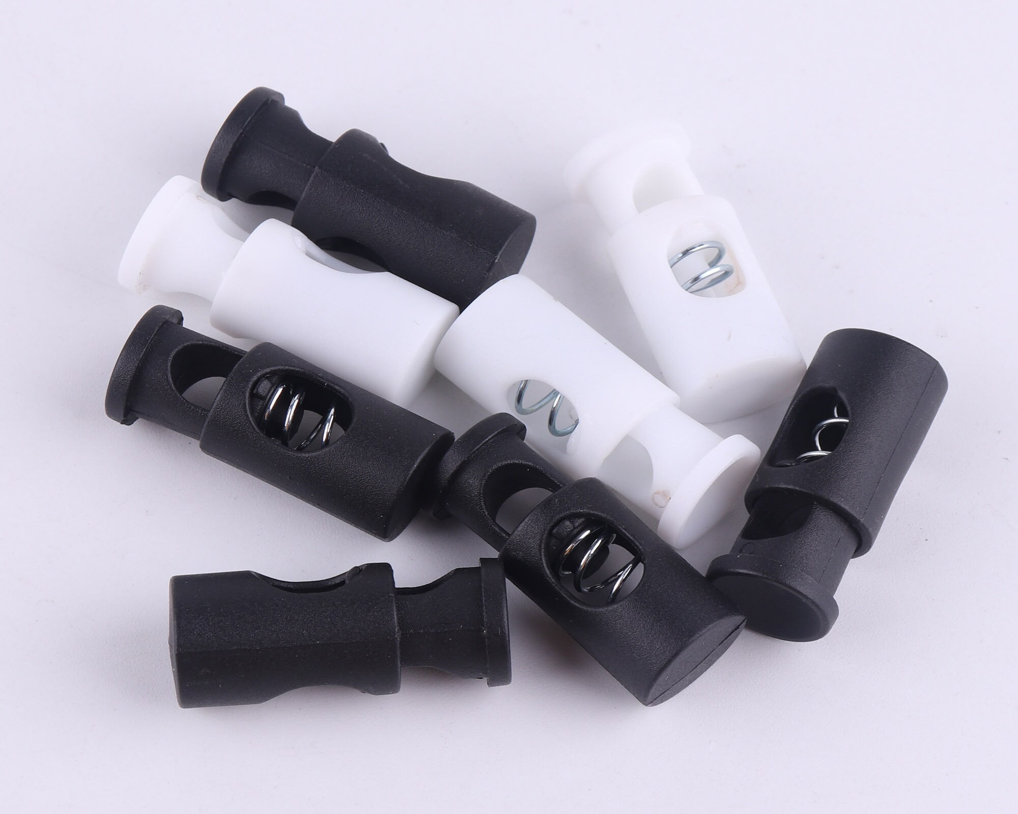 White Cord Lock Adjuster Elastic Adjuster Cord Stop Toggles Etsy