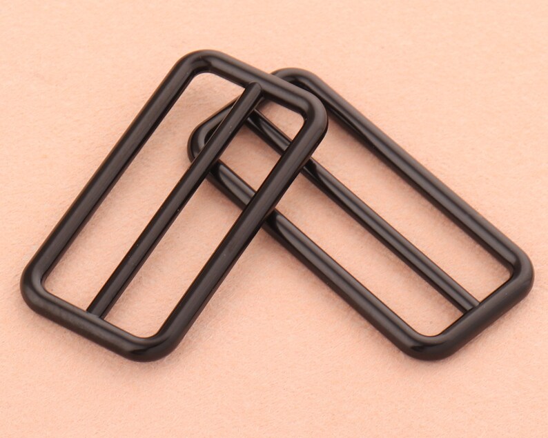 40mm Silver Adjustable Belt Buckle Slide Round Bucklesmetal Etsy