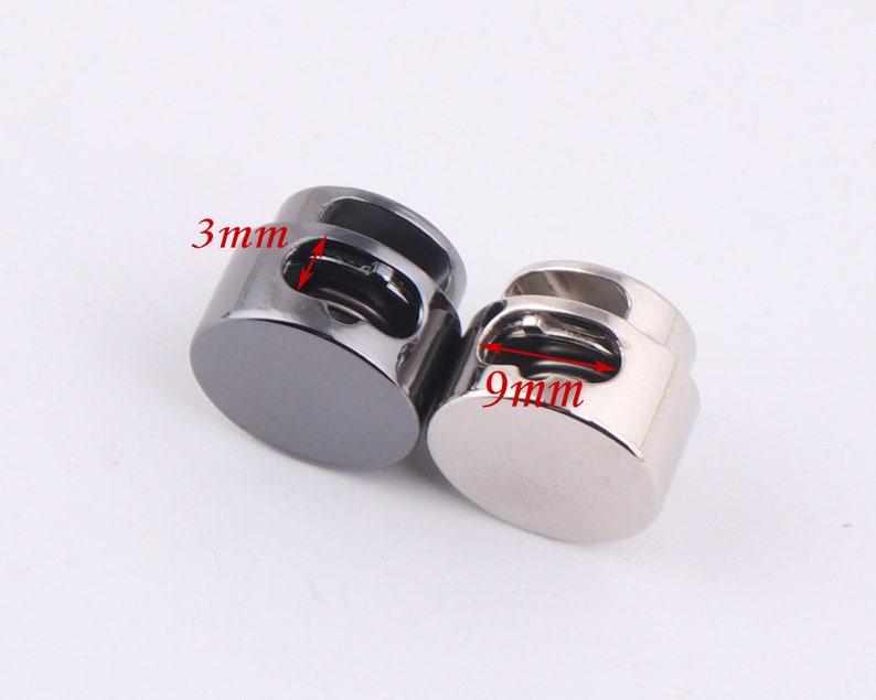 Gunmetal Cord Lock Adjuster Elastic Adjuster Mask Cord Stop Etsy