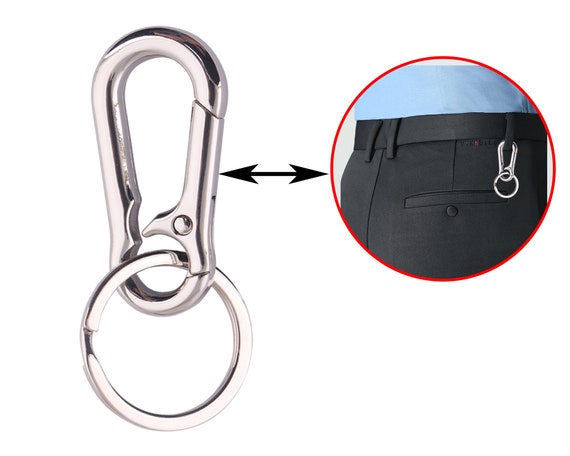 Metal Keychain Carabiner Clip Keyring Key Ring Chain Clips Hook