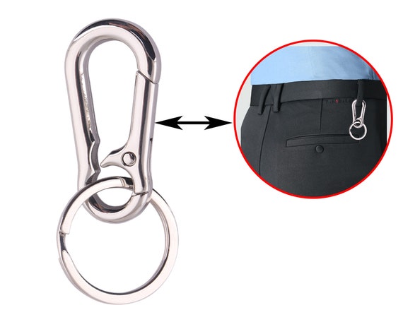 Star Shaped Stainless Steel Keychain Clip Carabiner Snap Hook Holder Star  Carabiner Hook Clip Key Holder DIF