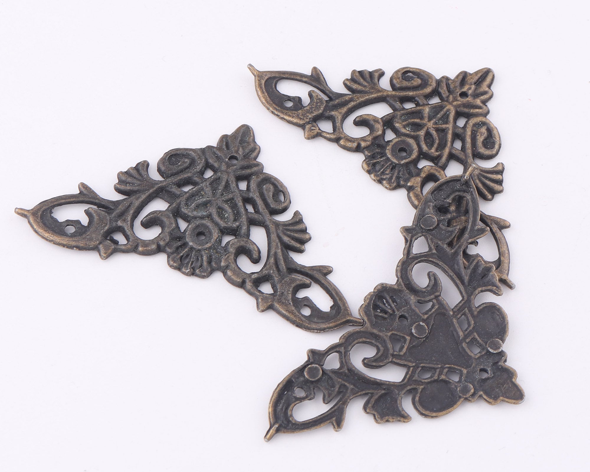 45mm bronze metal Corner protection corners vintage Box corner Etsy