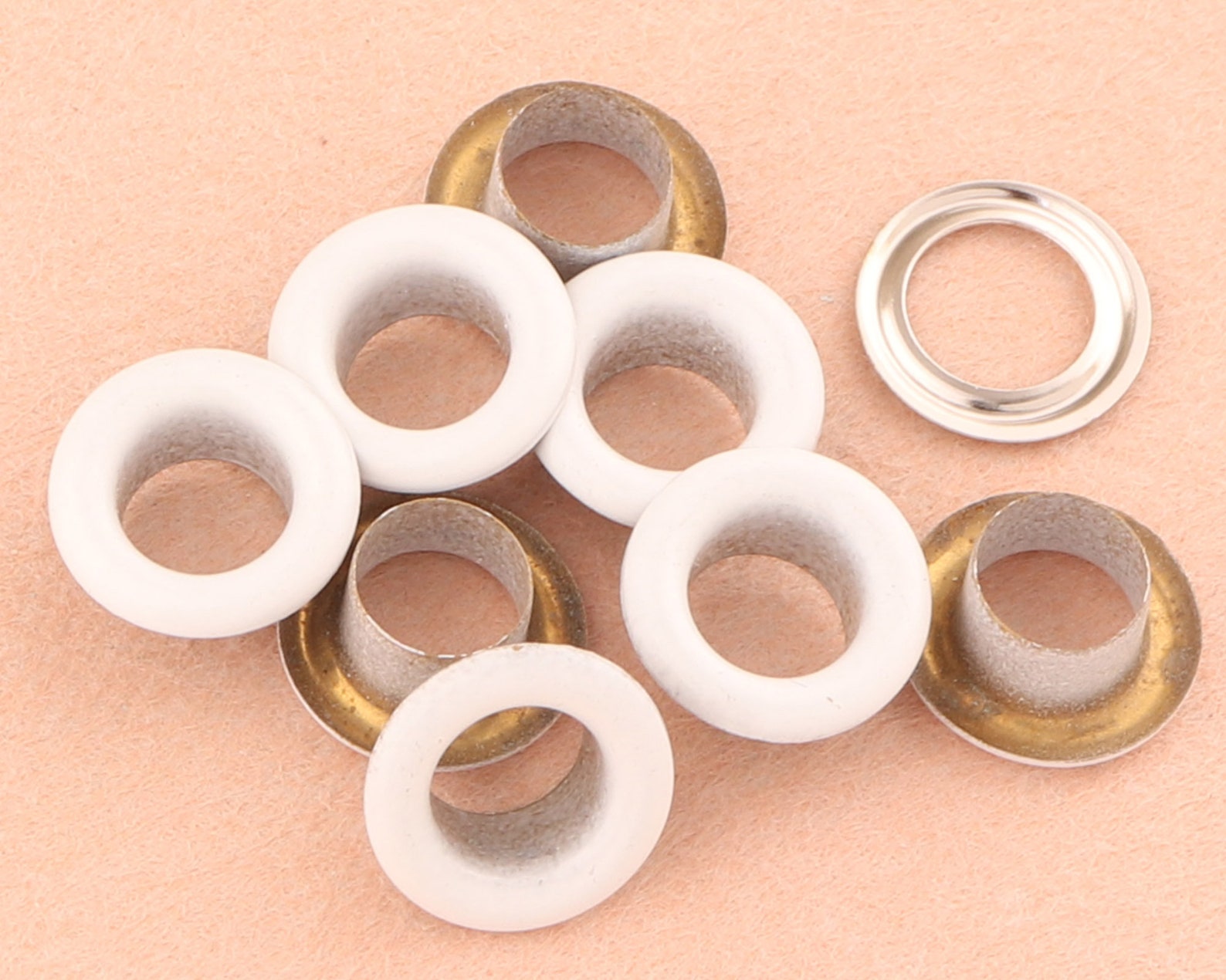 6mm White Eyelets Grommets With Washers Metal Grommets Rivets Etsy