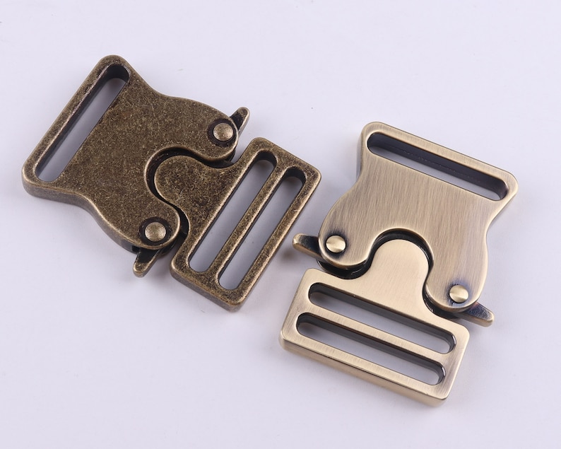 30mm bronze metal Release Buckle adjustable Backpack buckles webbing hardware,luggage supplies,belt Strap slide Buckle Bag clasp Clip Lock
