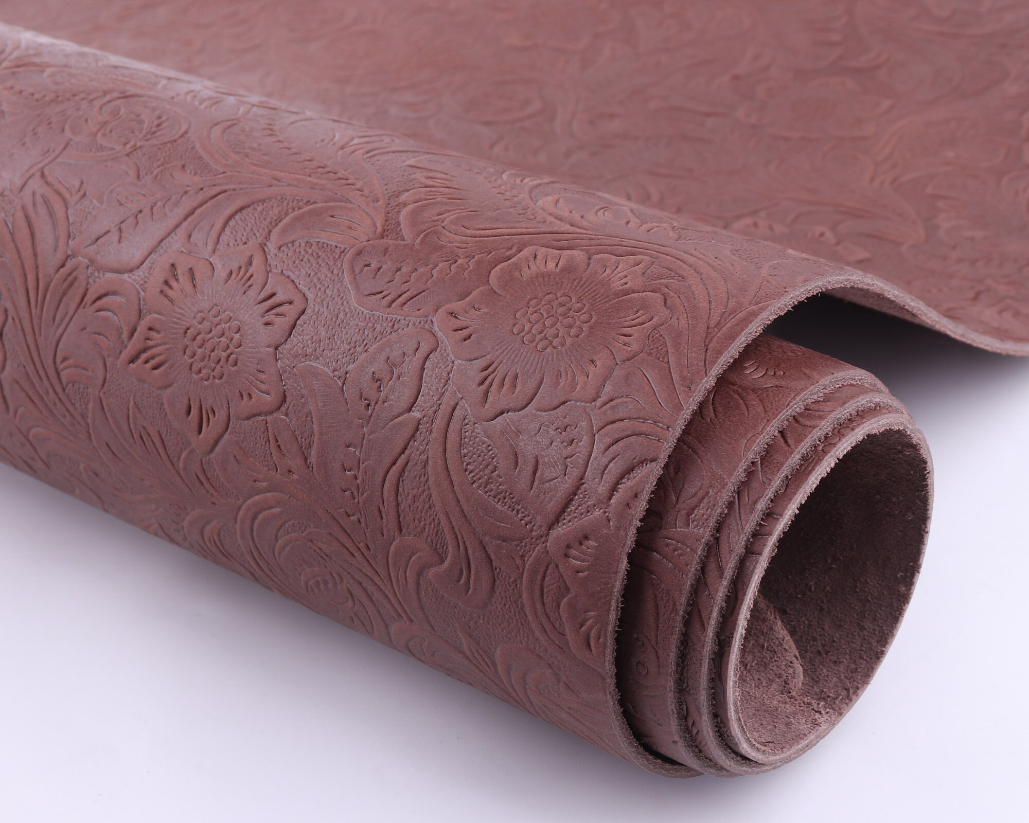 Brown Natural Leather Piecesleather Hide Scrapprinting Etsy