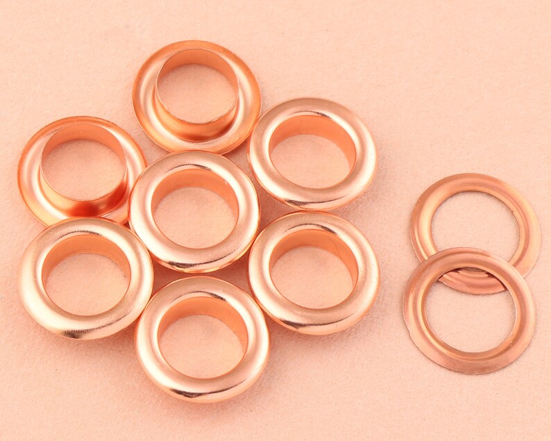 14mm rose gold eyelets grommets with washers Metal Grommets rive 14mm rose gold eyelets grommets with washers Metal Grommets rive