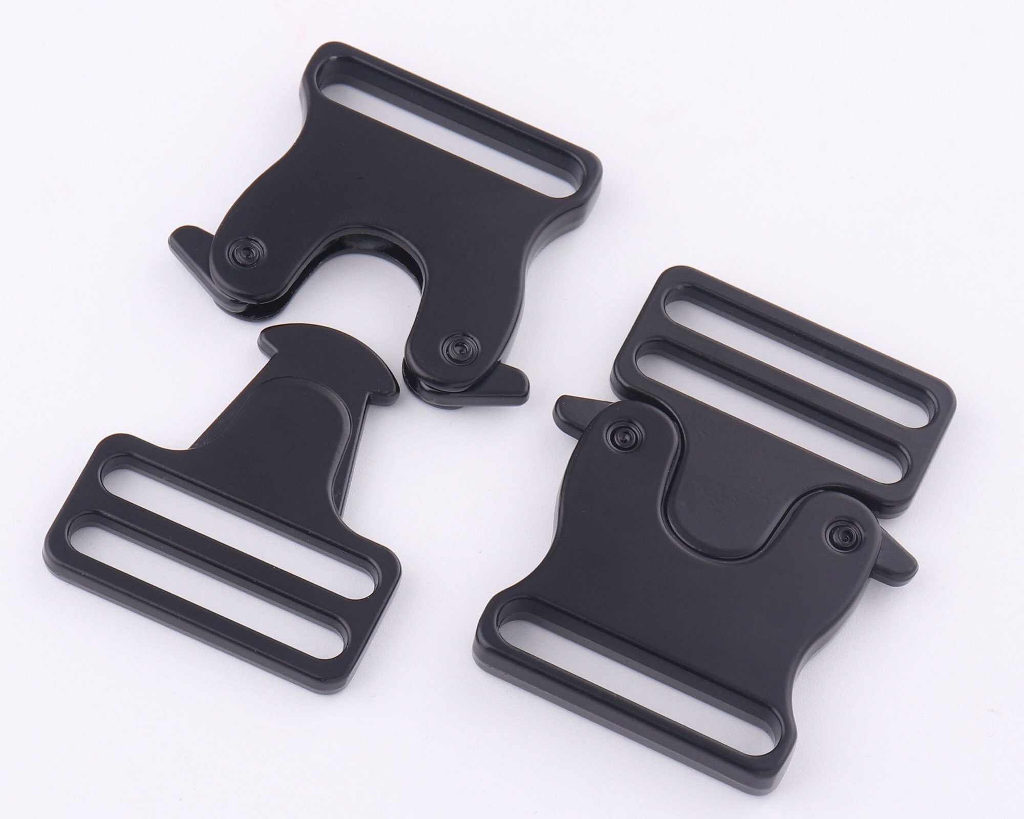 30mm Black Metal Release Buckledog Collar Hardware Adjuster Etsy