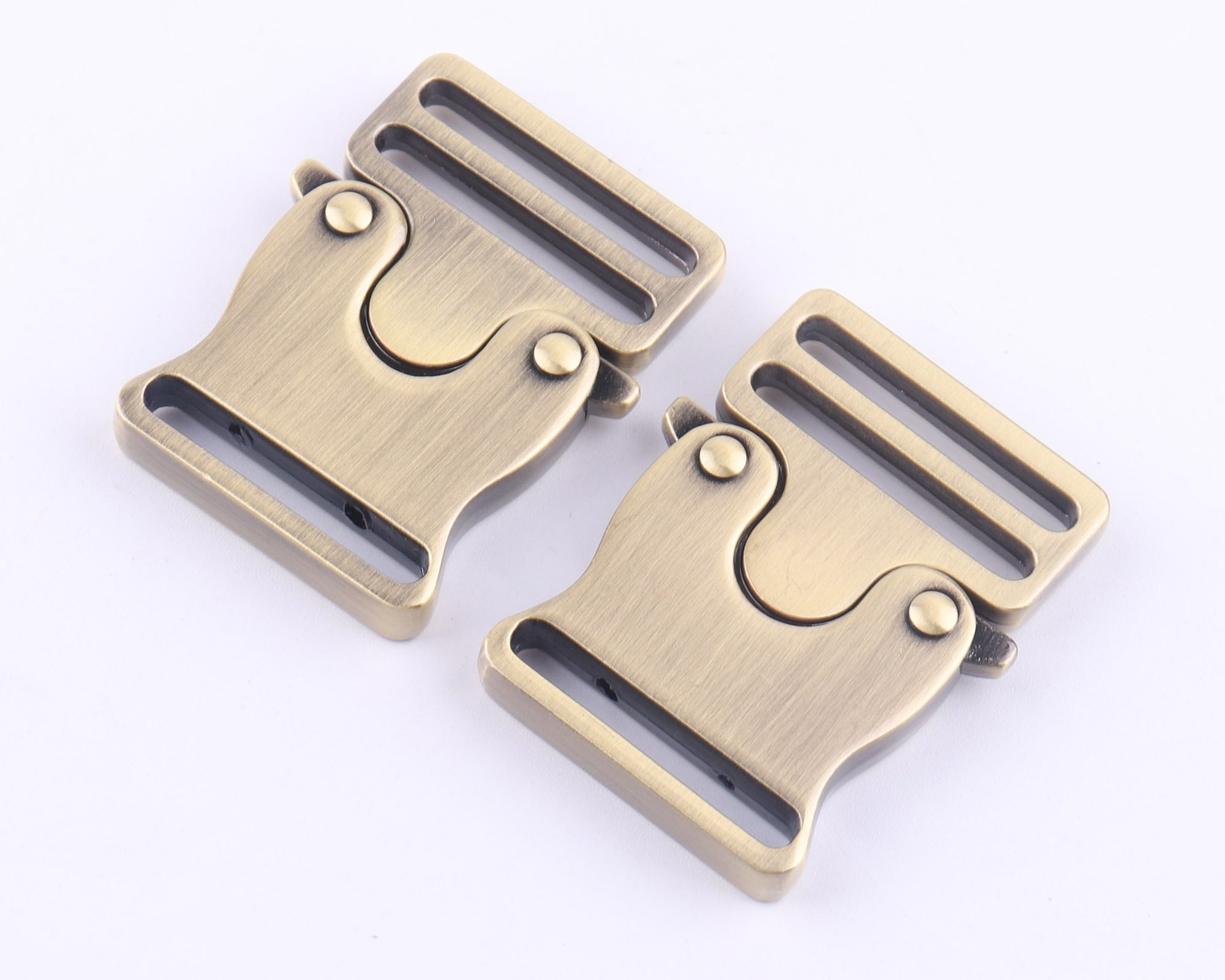 30mm Bronze Metal Release Buckle Adjustable Backpack Buckles Etsy