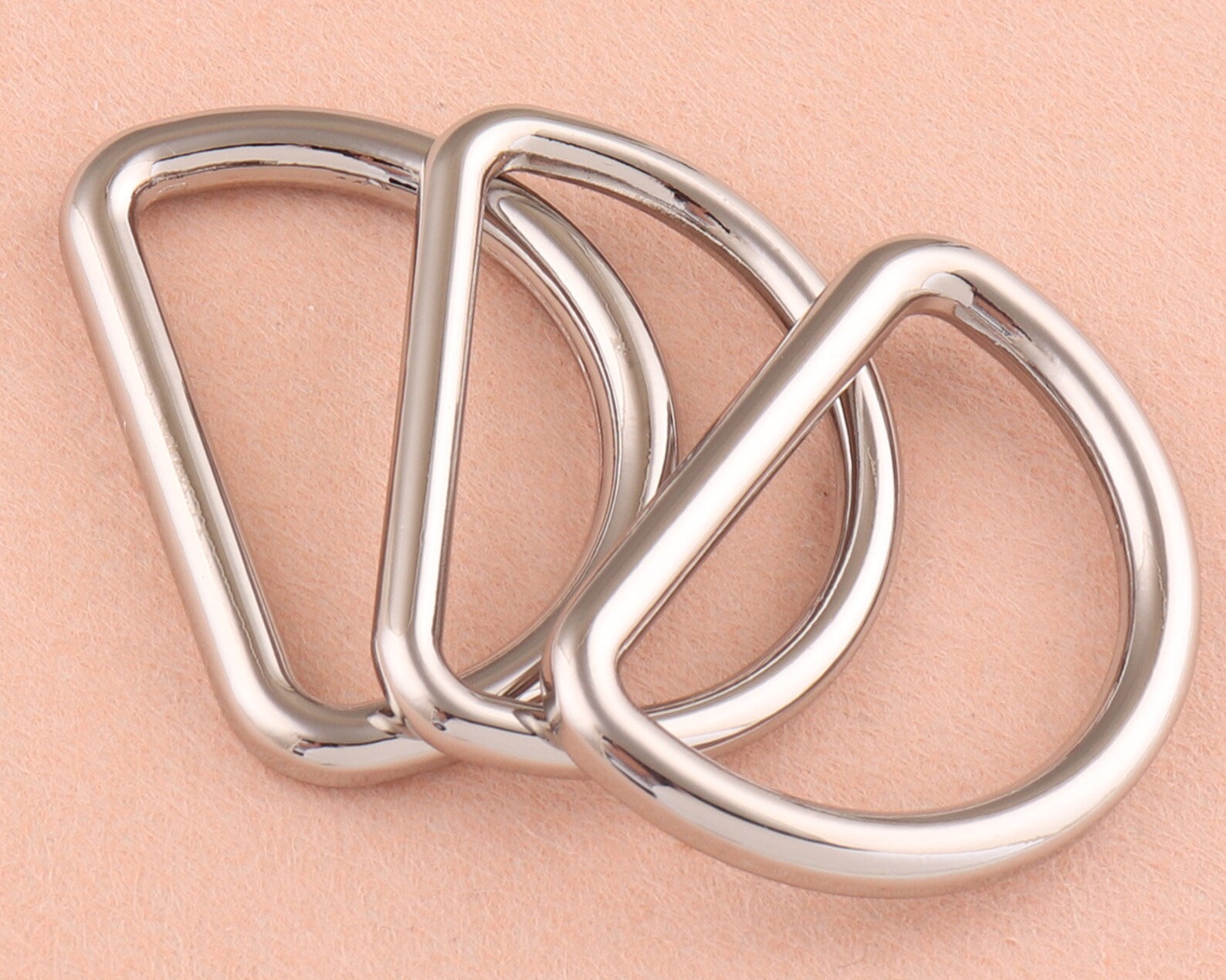 32mm D Ring Slide Buckles Loopsilver Metal D Rings Belt Strap Etsy UK